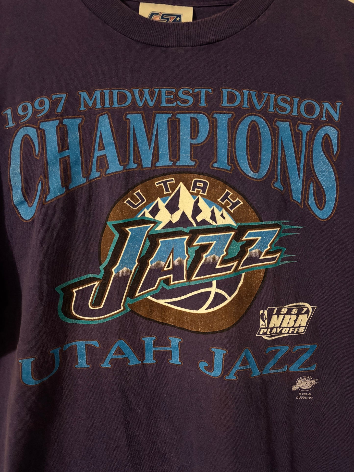 1997 Utah Jazz Division Champions Tee