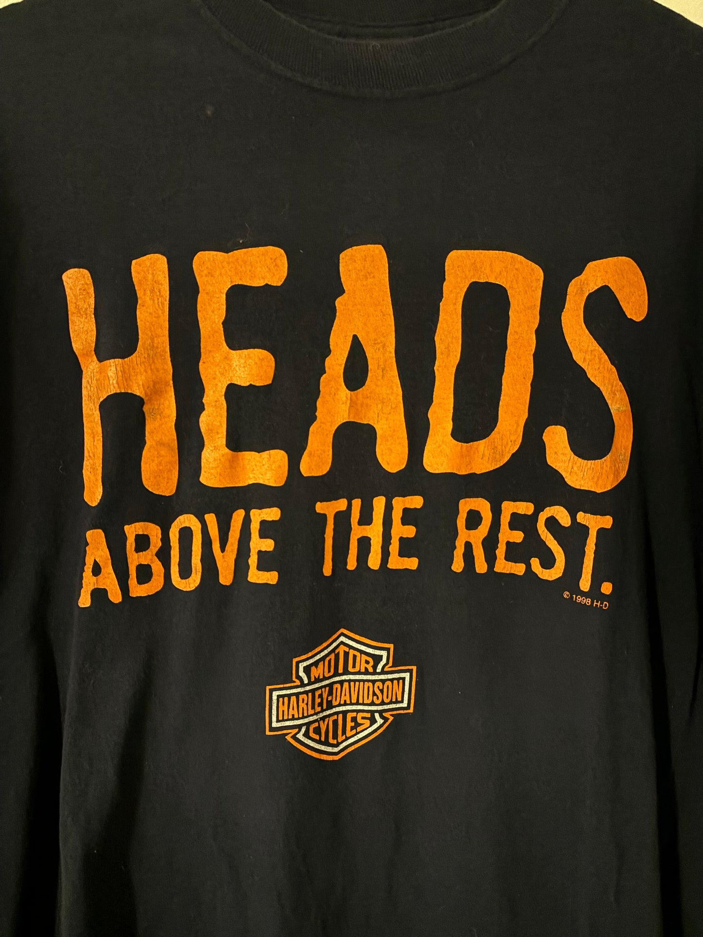 1998 Heads Above The Rest Harley-Davidson Tee