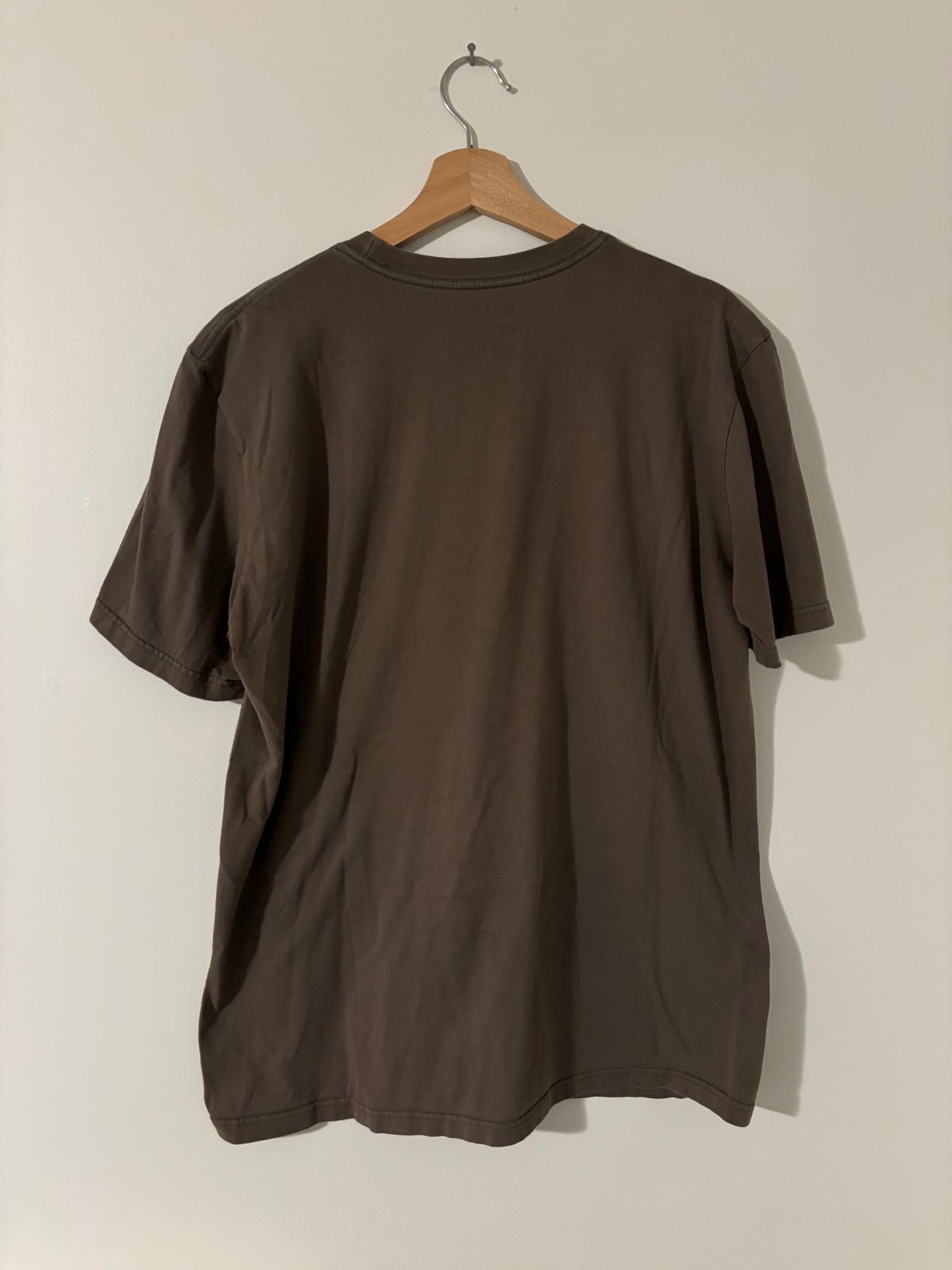 Brown Nike Small Swoosh Tee