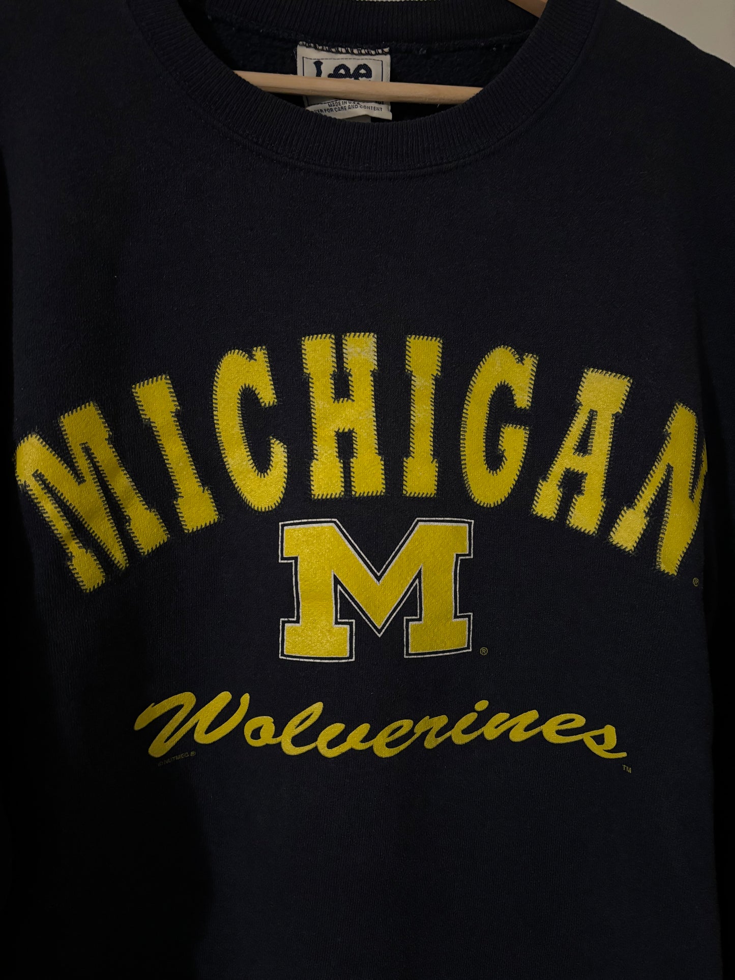 Lee Sport Michigan Wolverines Crewneck