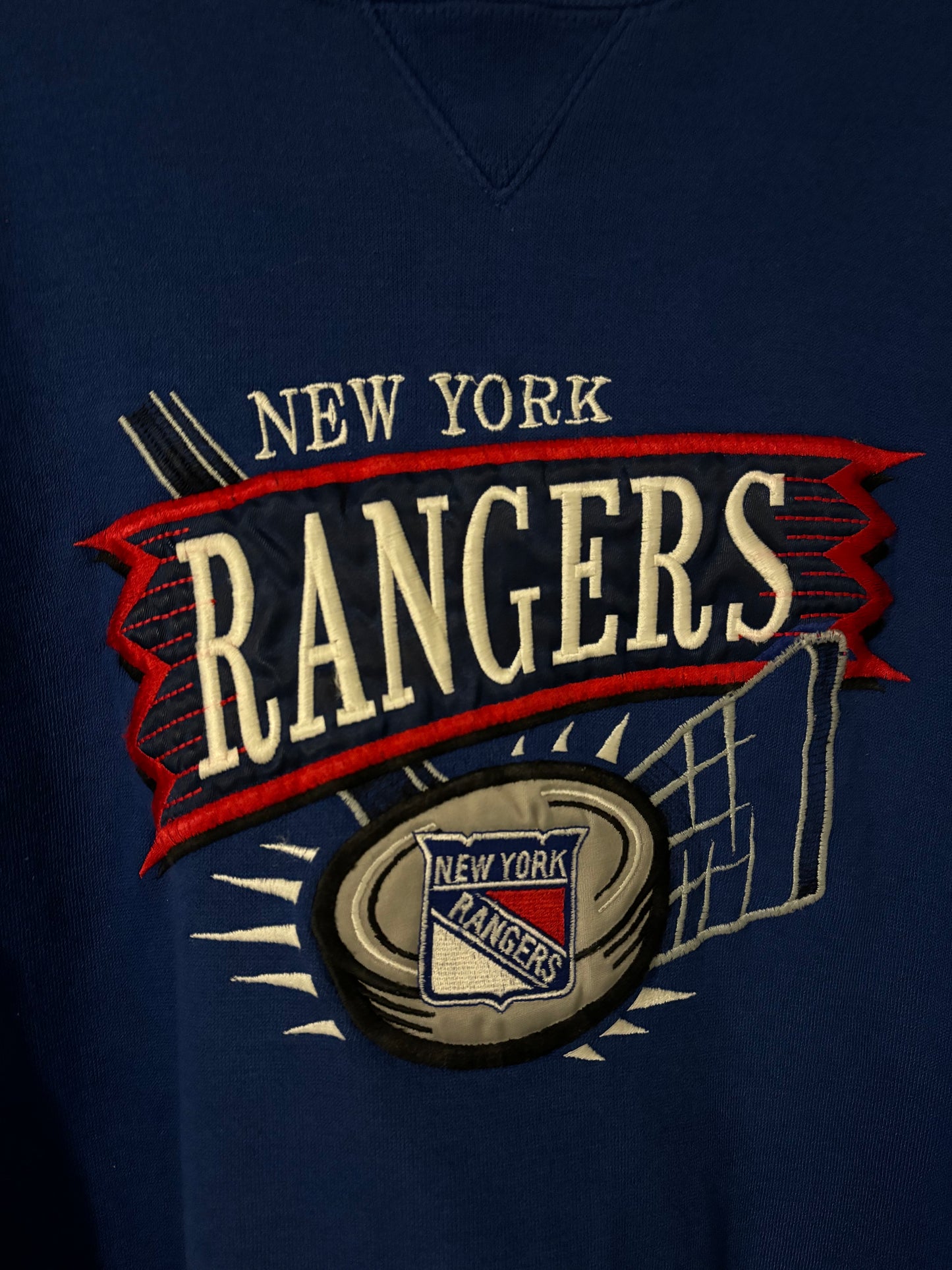 New York Rangers Royal Blue Crewneck