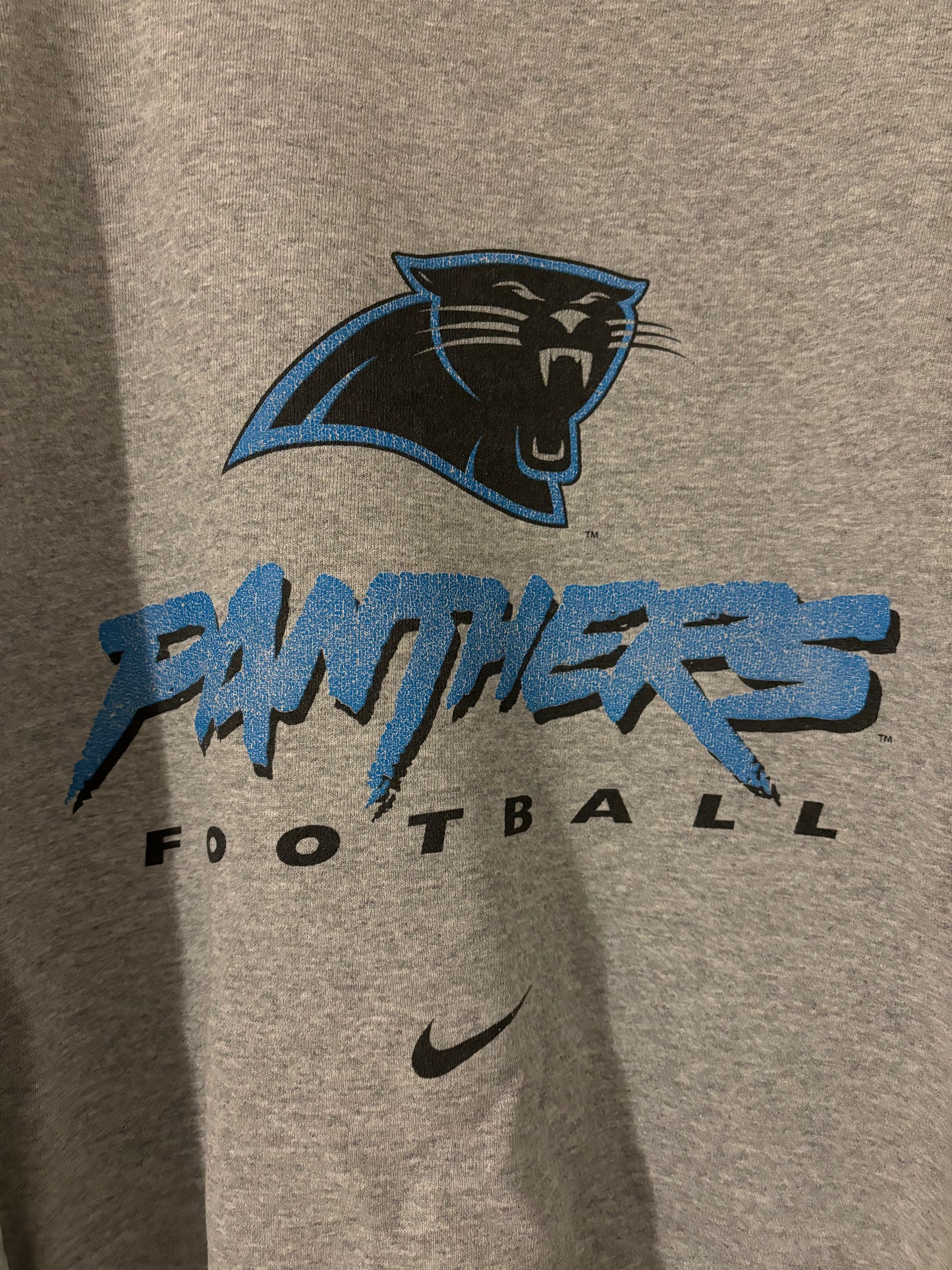 90s Carolina Panthers Nike Small Swoosh Crewneck