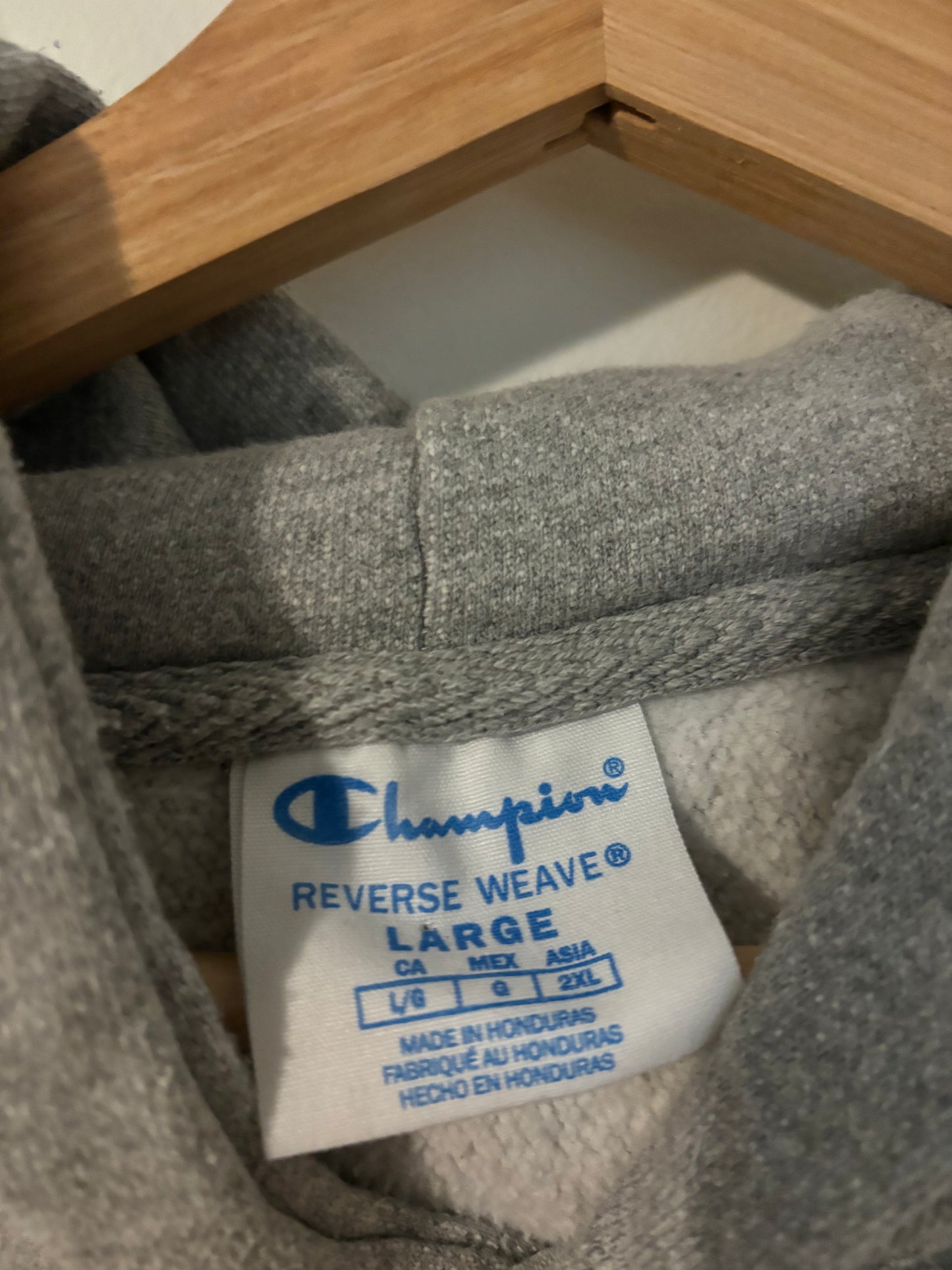 Reverse Weave Grey Champion Hoodie