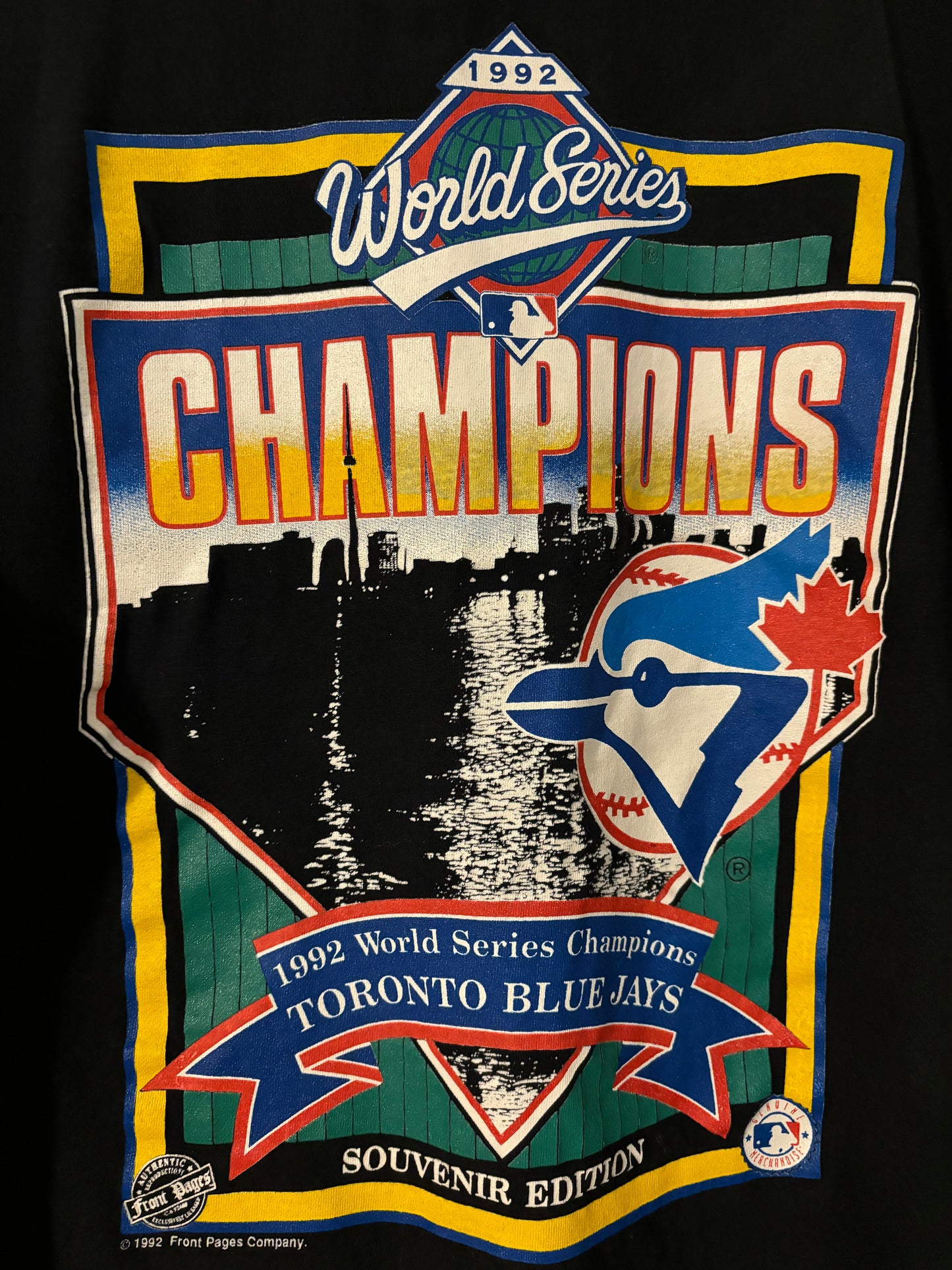 Vintage 1992 Blue Jays World Series Champions Graphic Tee