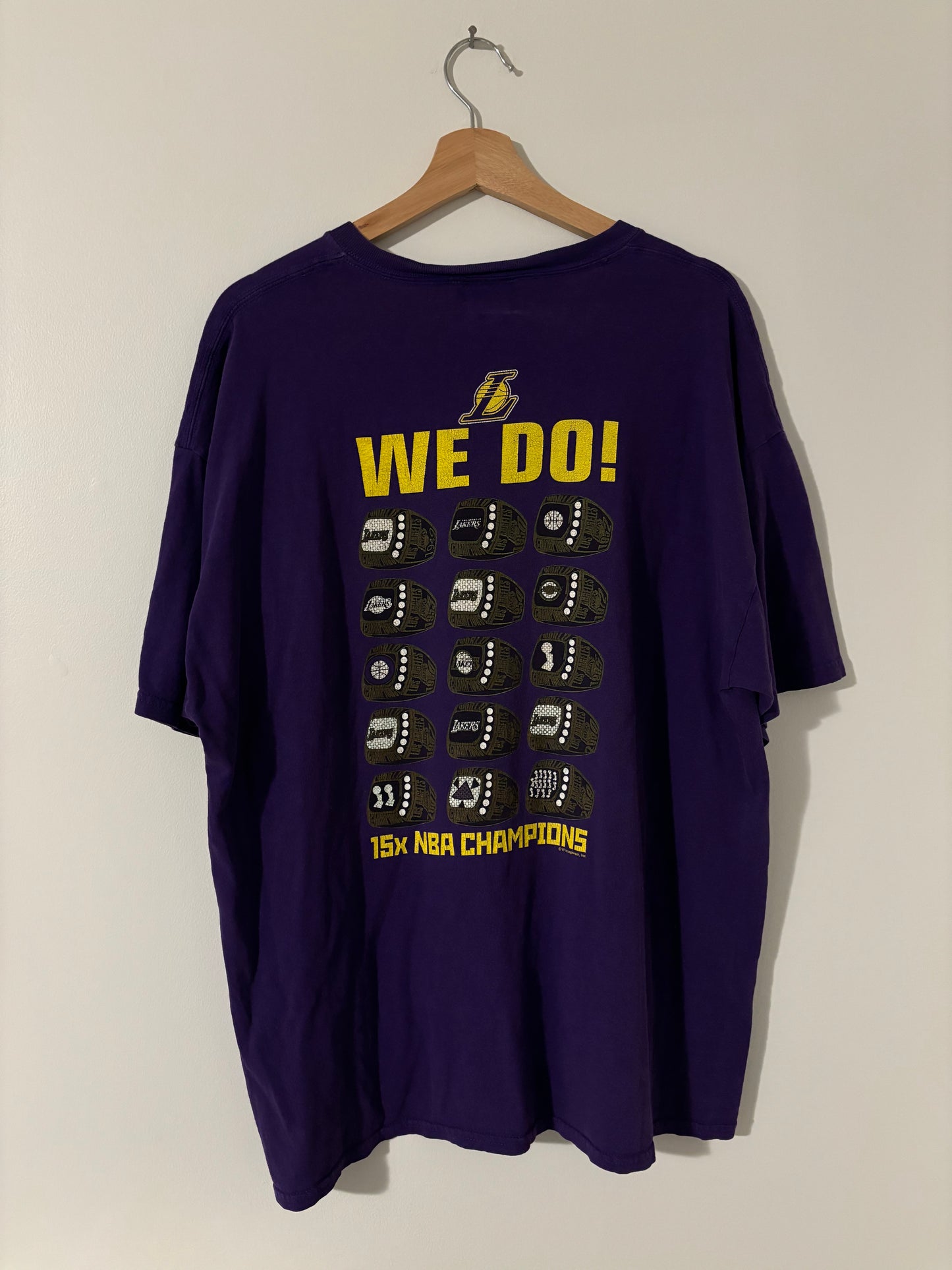 2000s Los Angeles Lakers Rings Tee