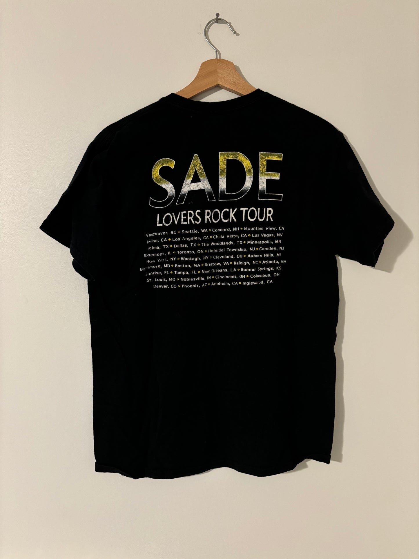 2000s Sade Lovers Rock Tour Tee