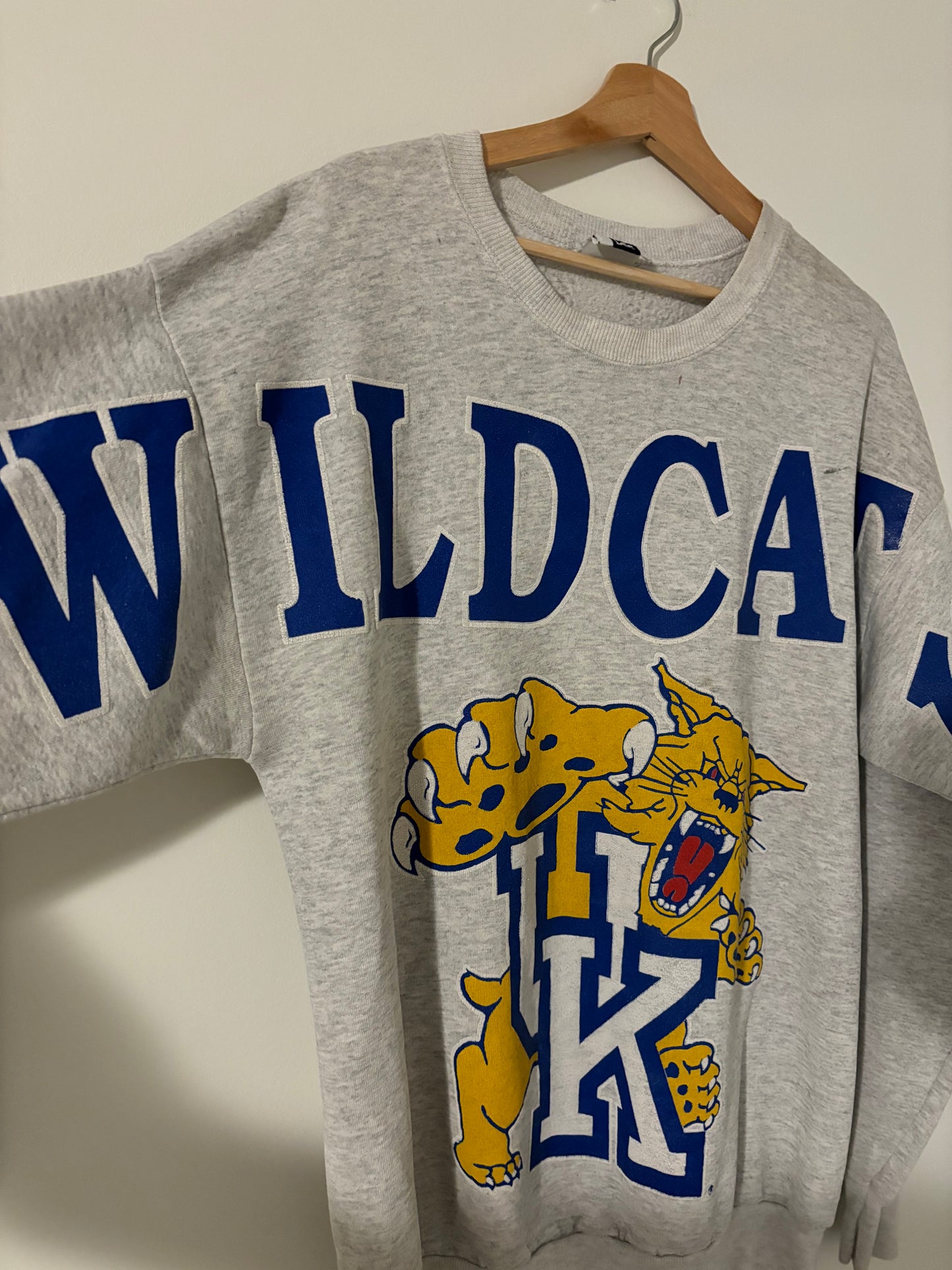 Rare Kentucky Wildcats Lee Sport Spell-Out Crewneck