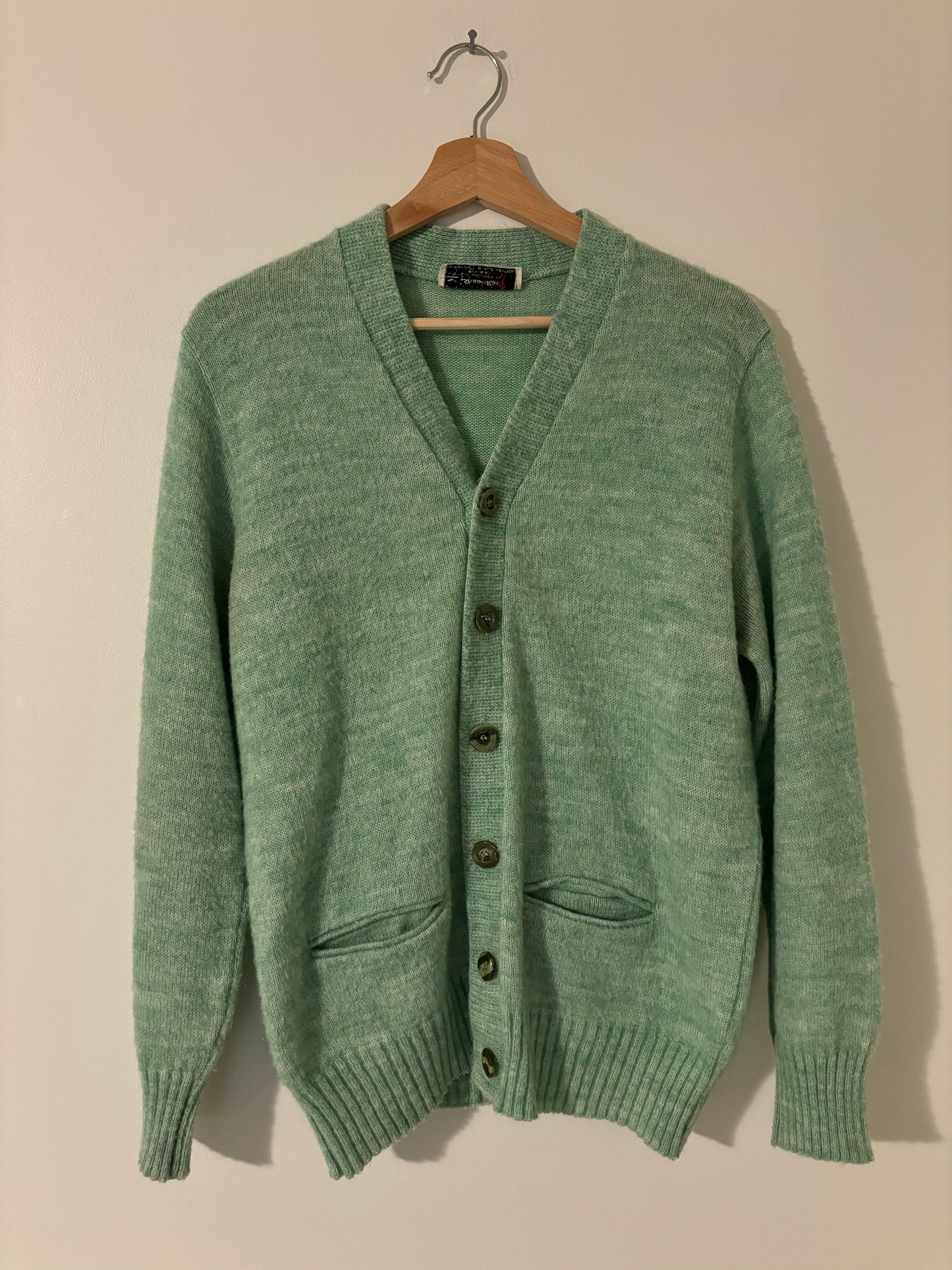 Cooper Mohair Light Green Cardigan