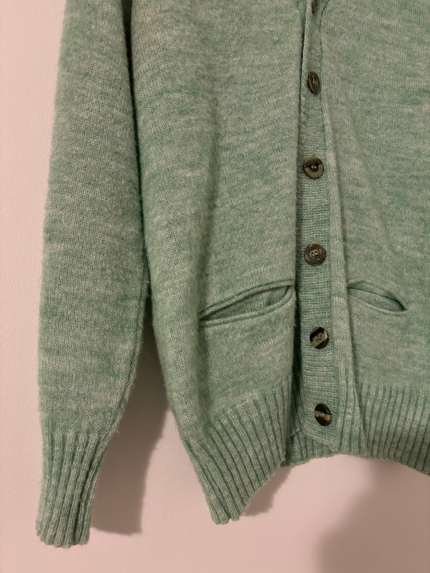 Cooper Mohair Light Green Cardigan