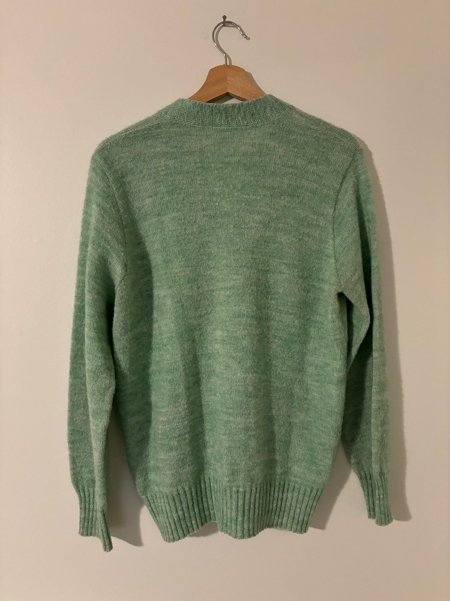 Cooper Mohair Light Green Cardigan