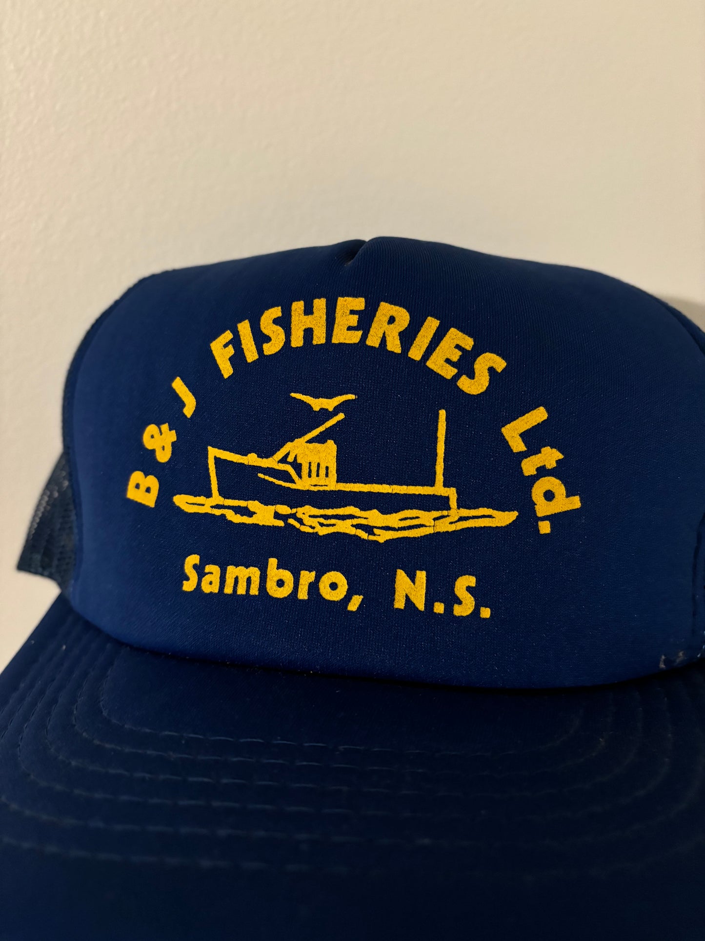1980s Sambro N.S. Fisheries Vintage Trucker Hat