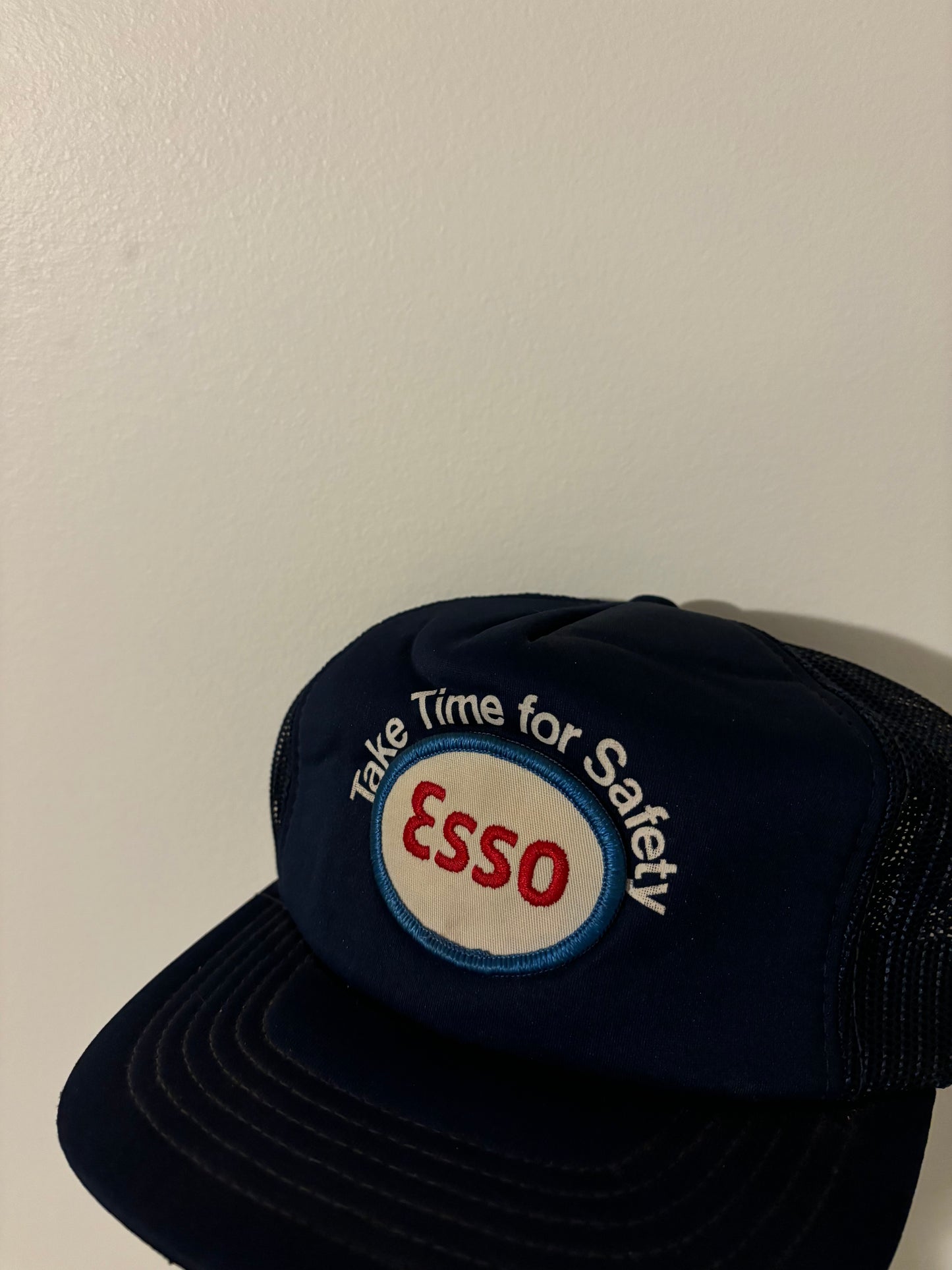 1980s Vintage Esso Gas Trucker Hat
