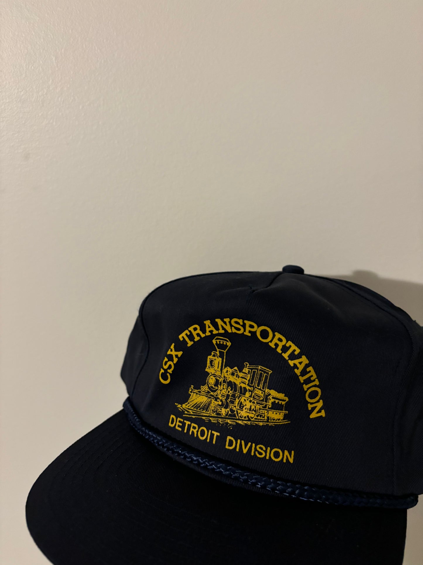 Vintage CSX Detroit Transportation Rope Hat