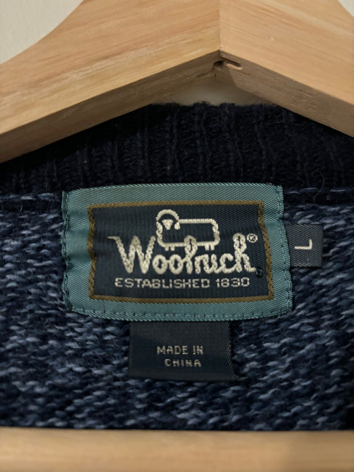 Vintage Blue Woolrich Sweater