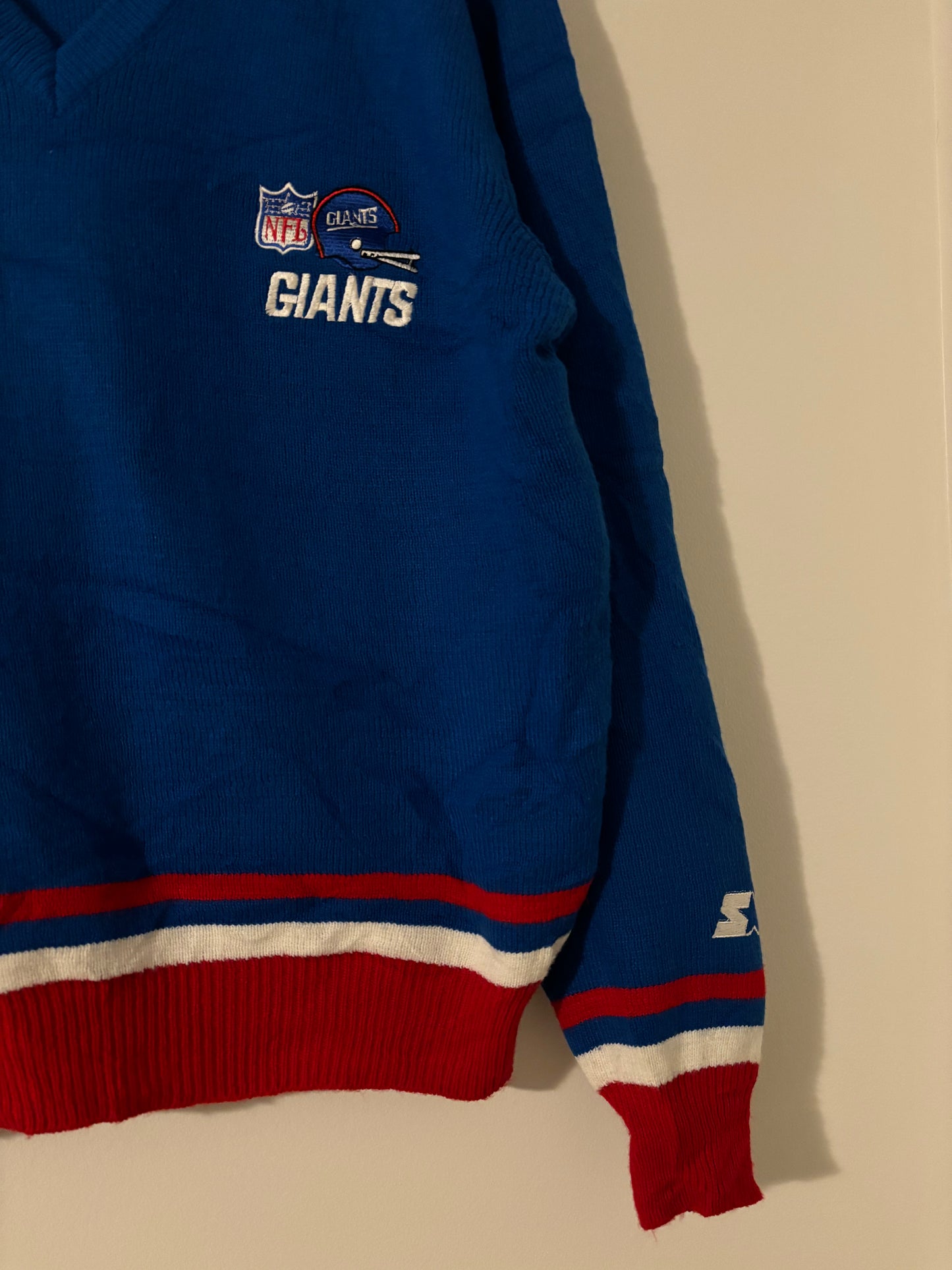 Vintage New York Giants Starter Knit Sweater