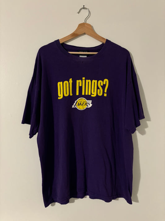 2000s Los Angeles Lakers Rings Tee