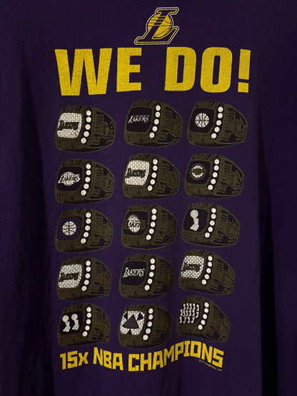 2000s Los Angeles Lakers Rings Tee