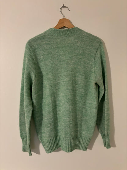 Cooper Mohair Light Green Cardigan