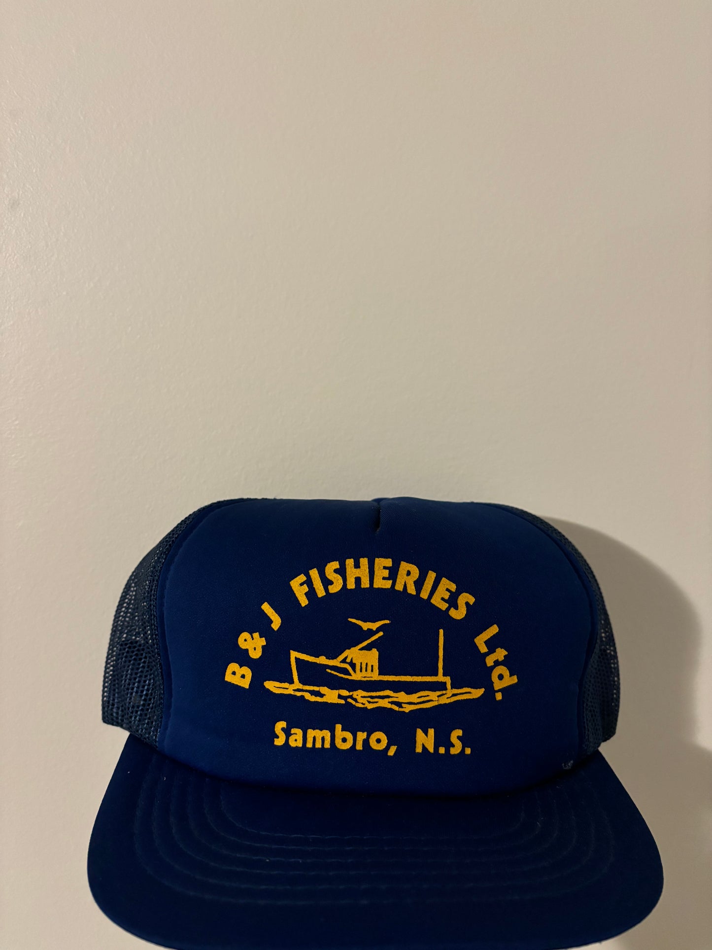 1980s Sambro N.S. Fisheries Vintage Trucker Hat