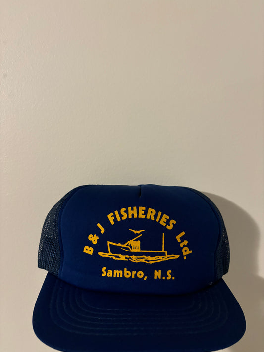 1980s Sambro N.S. Fisheries Vintage Trucker Hat