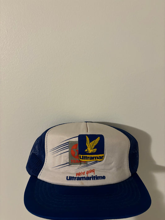 1980s Vintage Ultramar Trucker Hat