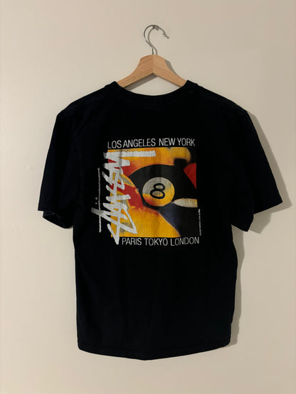 Vintage Stussy 8 Ball Billiards Tee