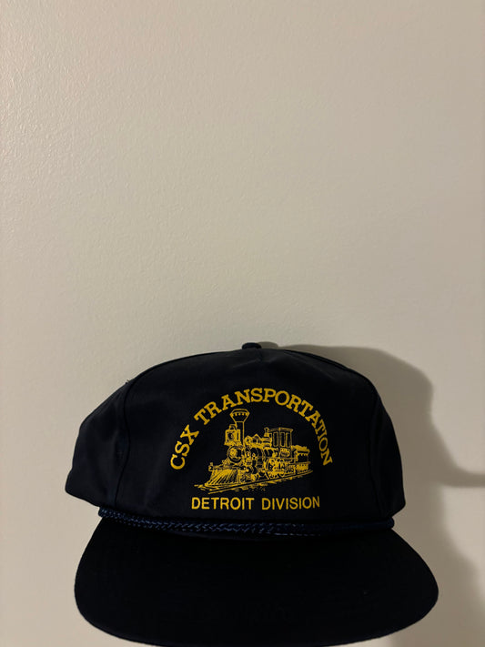 Vintage CSX Detroit Transportation Rope Hat