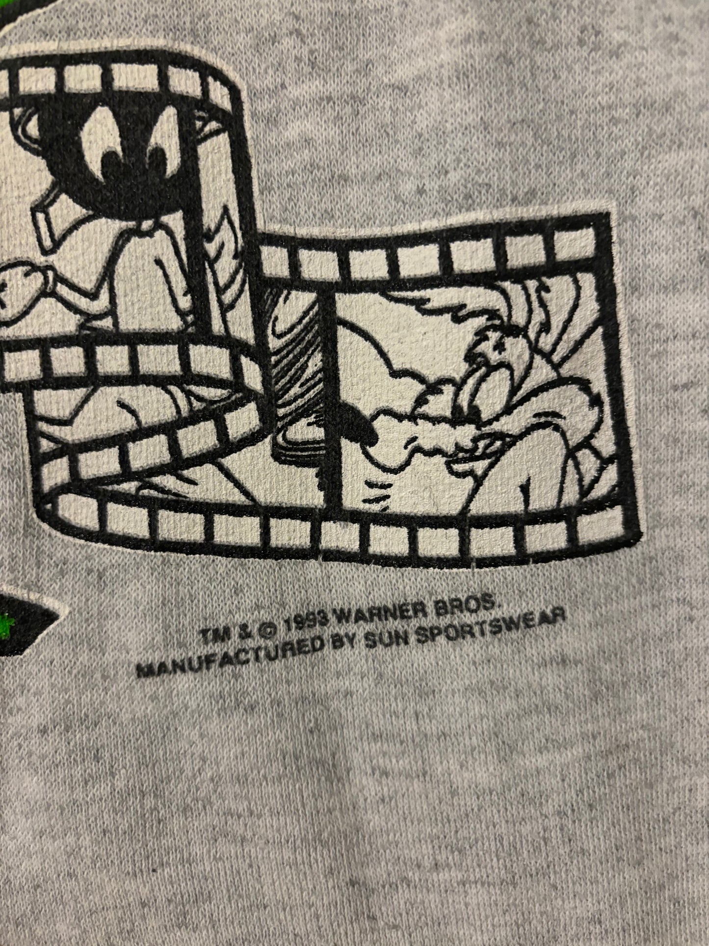 Vintage 1993 Looney Tunes Warner Bros Crewneck