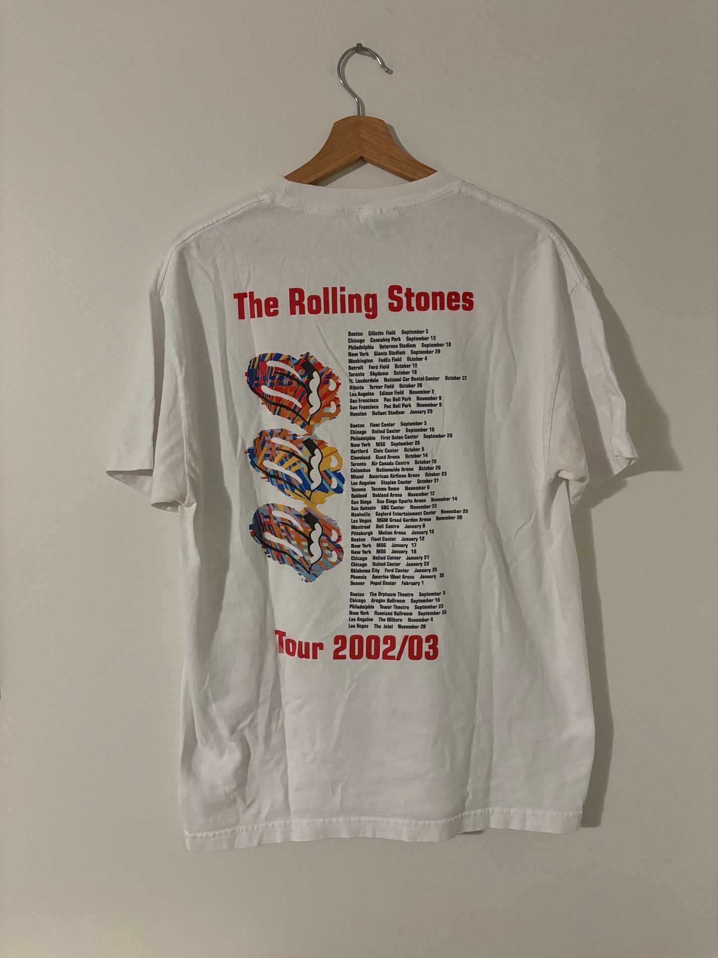 Vintage 2002 The Rolling Stones Tour Graphic Tee