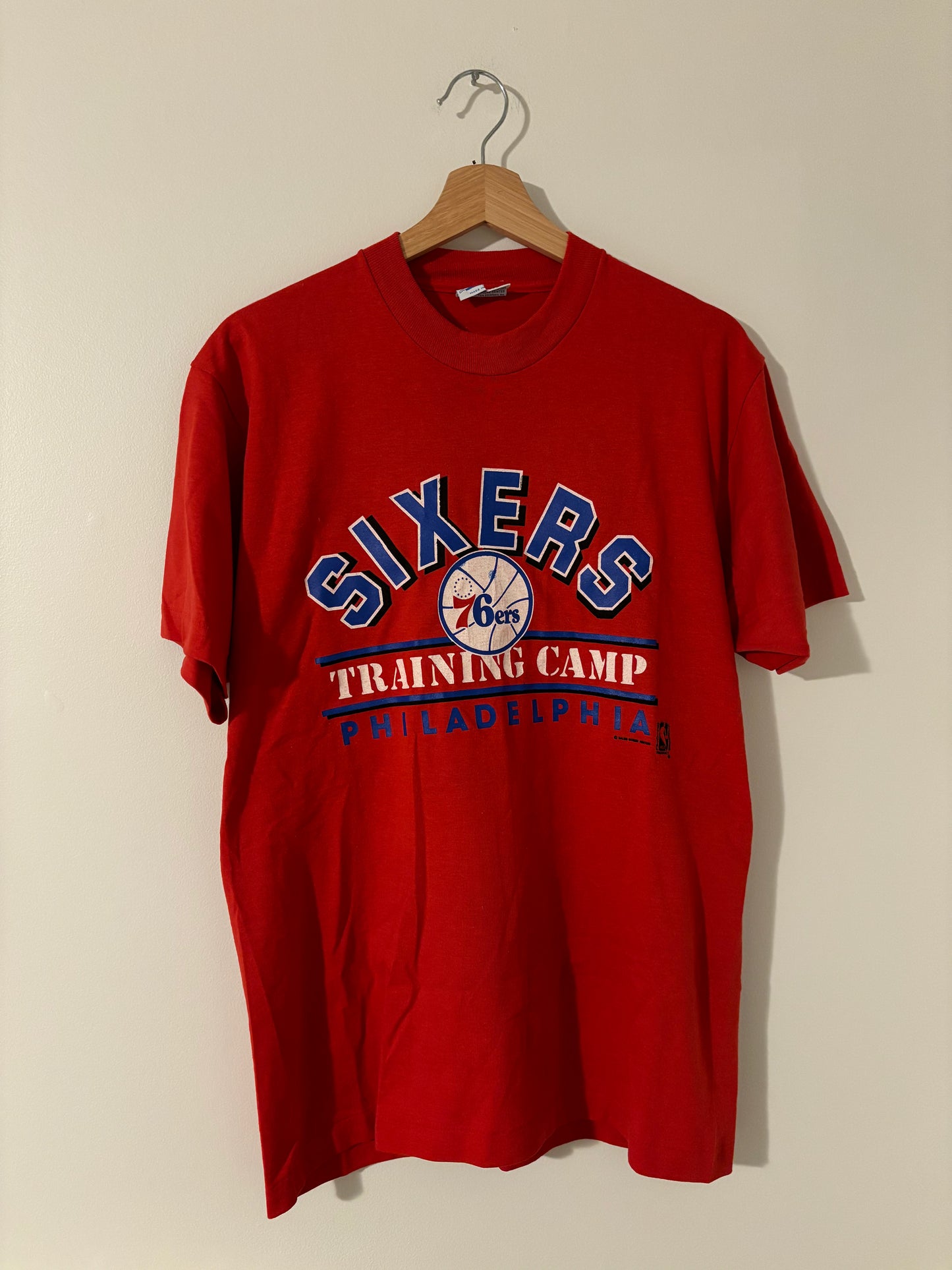 Vintage NBA 76ers and Pacers Training Camp Tee