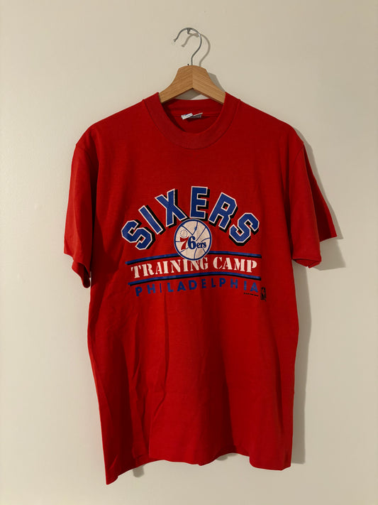 Vintage NBA 76ers and Pacers Training Camp Tee